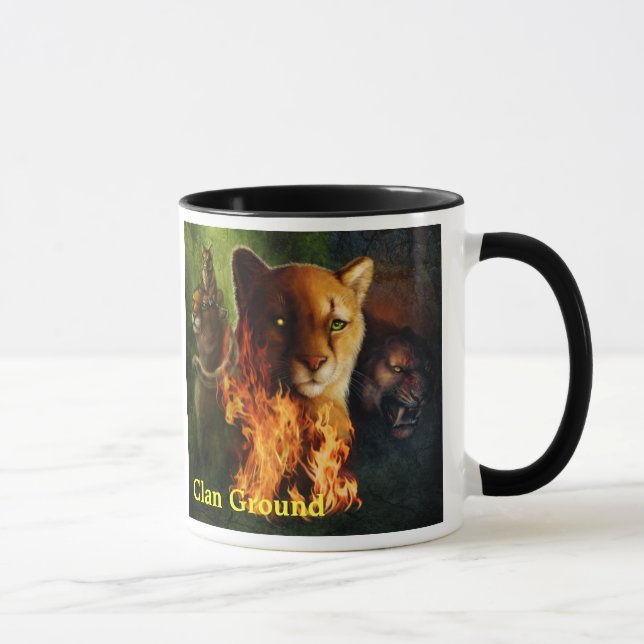 Ratha und ihr Geschöpf, mit Titeln Tasse (Rechts)