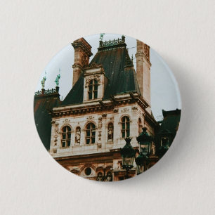 Rathaus, 4. Arrondissement, Paris - Frankreich Button