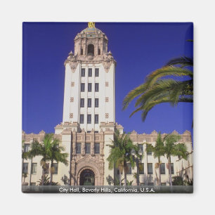 Rathaus, Beverly Hills, Kalifornien, USA Magnet