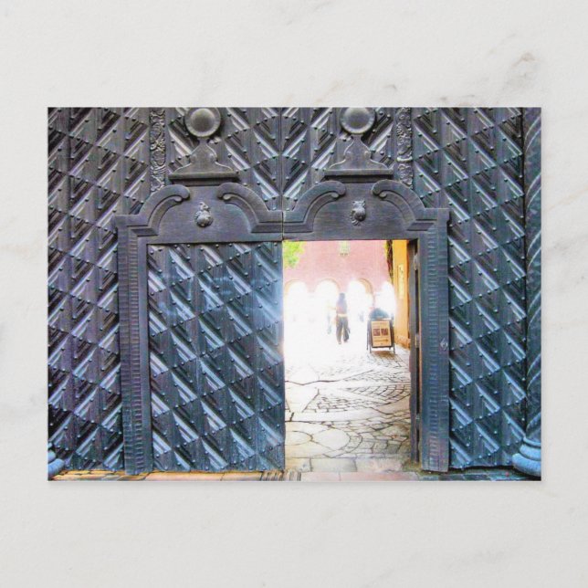 Rathaus-Eingang Postkarte (Vorderseite)