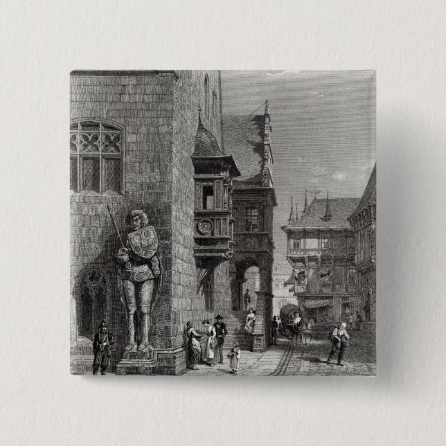 Rathaus, Halberstadt Button (Vorderseite)