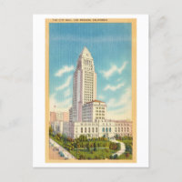 Rathaus in Los Angeles, Kalifornien, Vintage Trave