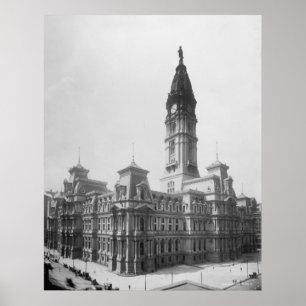 Rathaus in Philadelphia Poster