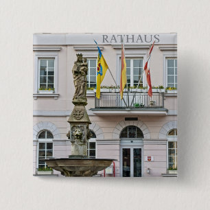 Rathaus in Remagen, Deutschland Button