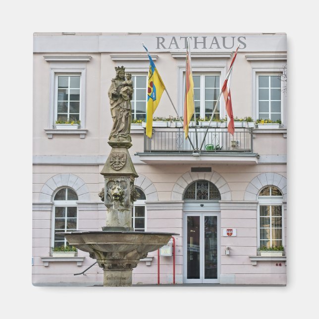 Rathaus in Remagen, Deutschland Magnet (Vorne)