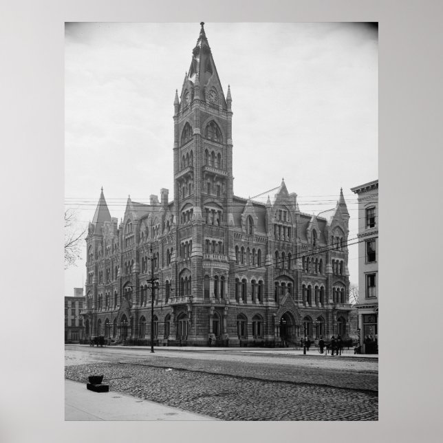 Rathaus in Richmond Poster (Vorne)