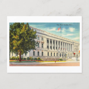 Rathaus in Trenton, New Jersey, Vintage Travel Postkarte