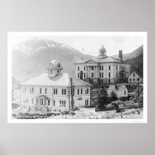 Rathaus Juneau Alaska 1918 Poster