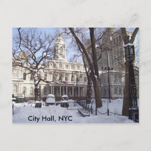 Rathaus, NYC Postkarte