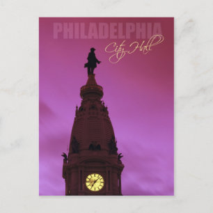 Rathaus Philadelphia in Pennsylvania Postkarte
