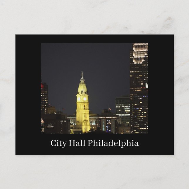 Rathaus Philadelphia Postkarte (Vorderseite)