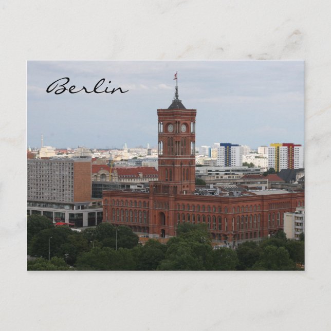 Rathaus Postkarte (Vorderseite)