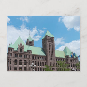 Rathaus von Minneapolis Postkarte