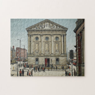 Rathaus von Todmorden im Lowry-Stil