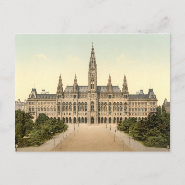 Rathaus, Wien, Österreich Postkarte (Vorderseite)