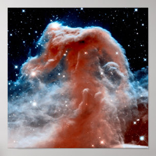 Rathausplattennebel Infrarot - Hubble Space Foto Poster