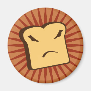 Rather Angry Toast Magnet