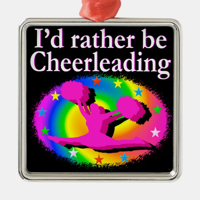RATHER BE CHEERLEADING SILBERNES ORNAMENT (Vorne)