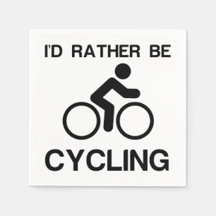 RATHER BE CYCLING SERVIETTE