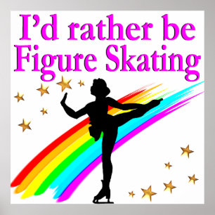 RATHER BE FIGUR SKATEN POSTER