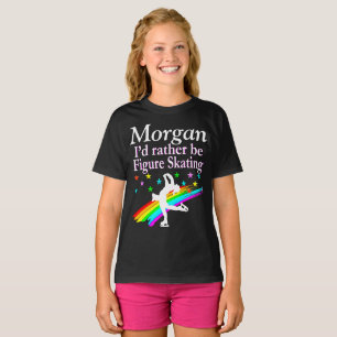 RATHER BE FIGURE SKATEN PERSONALISIERT T SHIRT