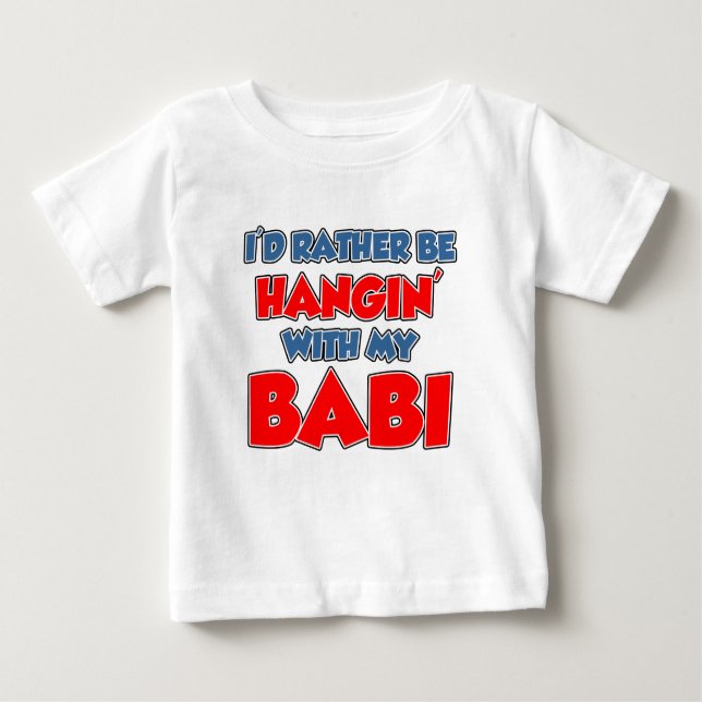 Rather Be Hangin Babi Baby T-shirt (Vorderseite)