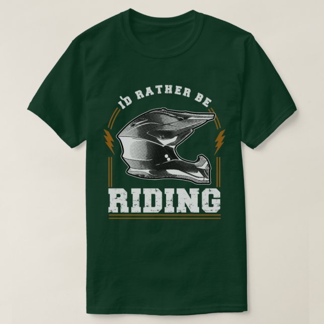 Rather Be Riding T-Shirt (Design vorne)