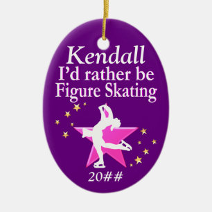 RATHER BE SKATEN PERSONALISIERT ORNANAMENT KERAMIKORNAMENT