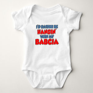 Rather Hang mit Babcia Baby Strampler