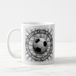 Rather Play Soccer Kaffeetasse