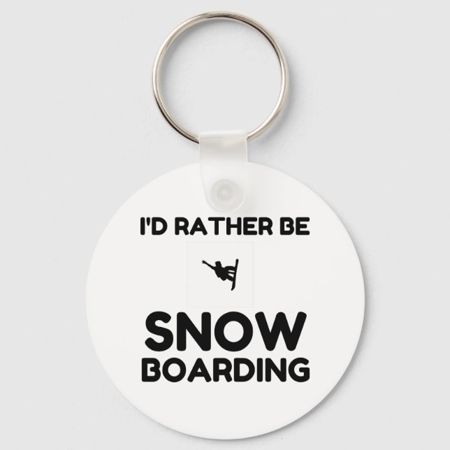 RATHER SNOWBOARING SCHLÜSSELANHÄNGER (Vorderseite)