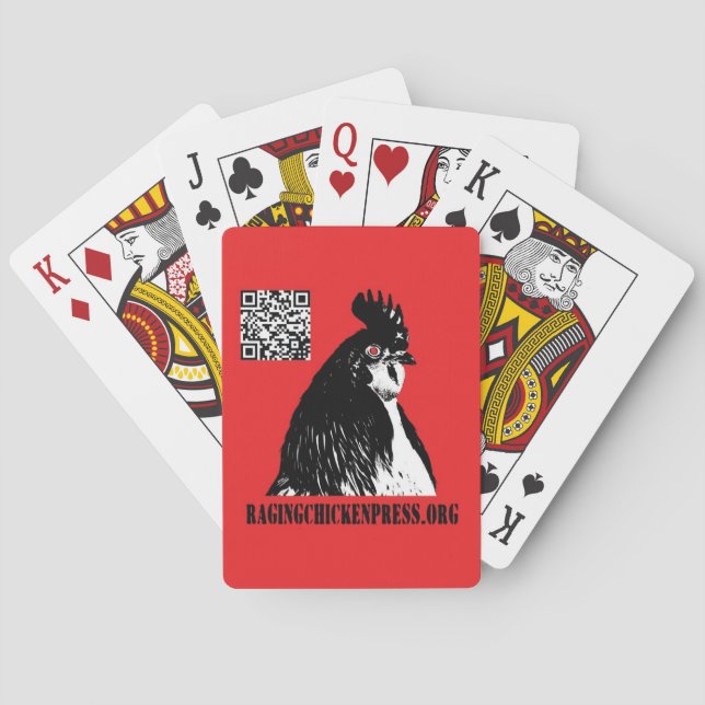 Rating Chicken Press | Die Hand, die Sie haben Spielkarten (Rückseite)