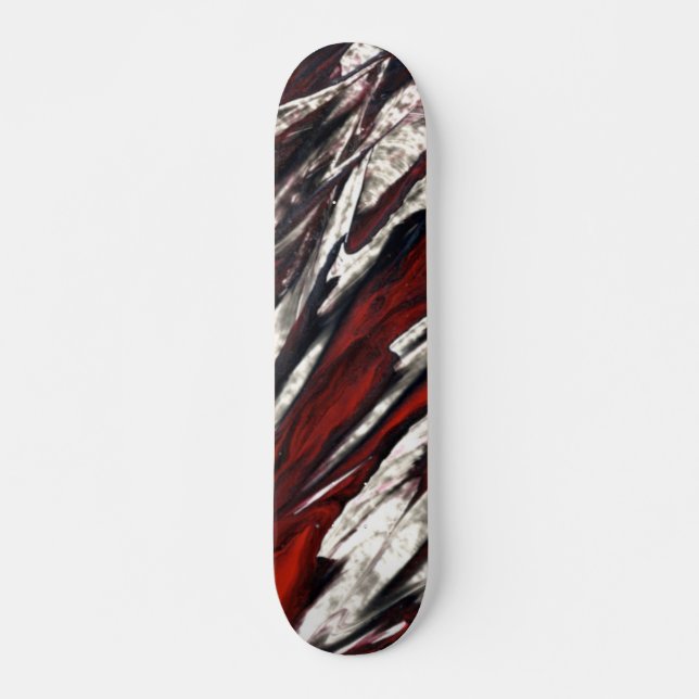 Rating Red Flames Skateboard (Vorne)