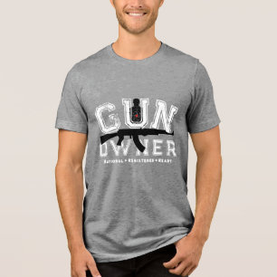 Rational Registriert und Ready Gun Eigentümer Tri-Blend Shirt