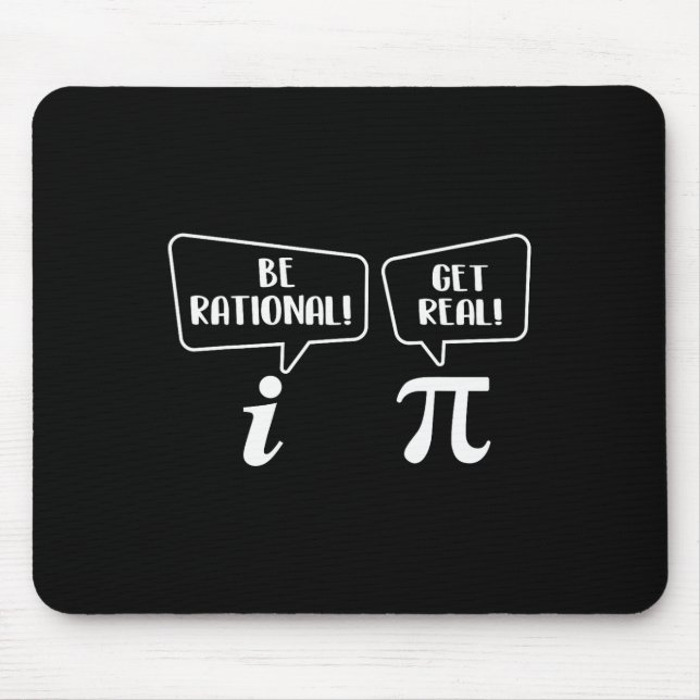 Rational werden - pi Day Mathematik Lover Science Mousepad (Vorne)