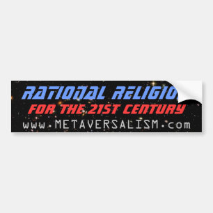 Rationale Religion Autoaufkleber
