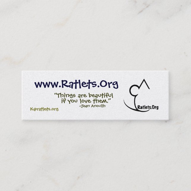 Ratlets peu de carte (Devant)