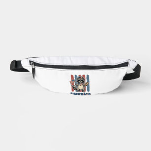 Raton laveur patriotique America conception de t-s