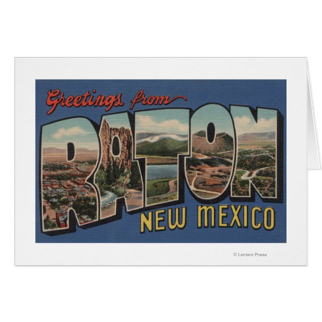 Raton, New Mexico - Große Briefmarkenszenen (Vorderseite (Horizontal))