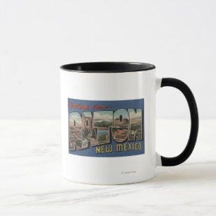 Raton, New Mexiko - große Buchstabe-Szenen Tasse