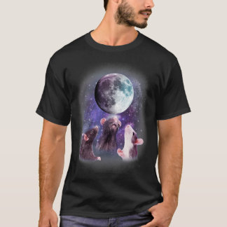 Rats Howling am Mondfisch Shirt Funny Rat