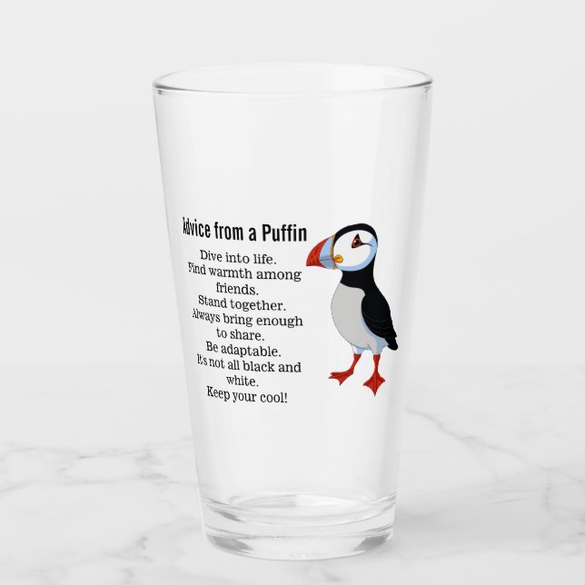 Ratschläge aus einem Puffsack-Glas Glas (Vorderseite)