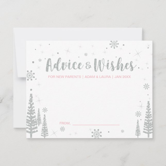 Ratschläge für die Mutter, Eltern | Kinderdusche Einladung (Vorderseite)