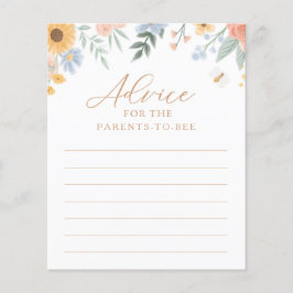 Ratschläge für Eltern zum Bee Baby Shower Game