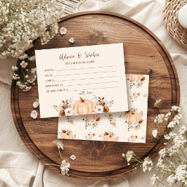 Ratschläge und Wünsche fallen Pumpkin Brautparty C Einladung