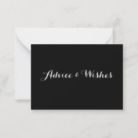 Ratschläge und Wünsche Hochzeitskarten
