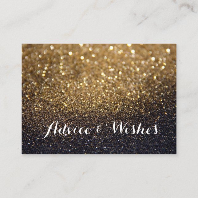 Ratschläge und Wünsche Hochzeitskarten Hinweiskarte (Vorderseite)