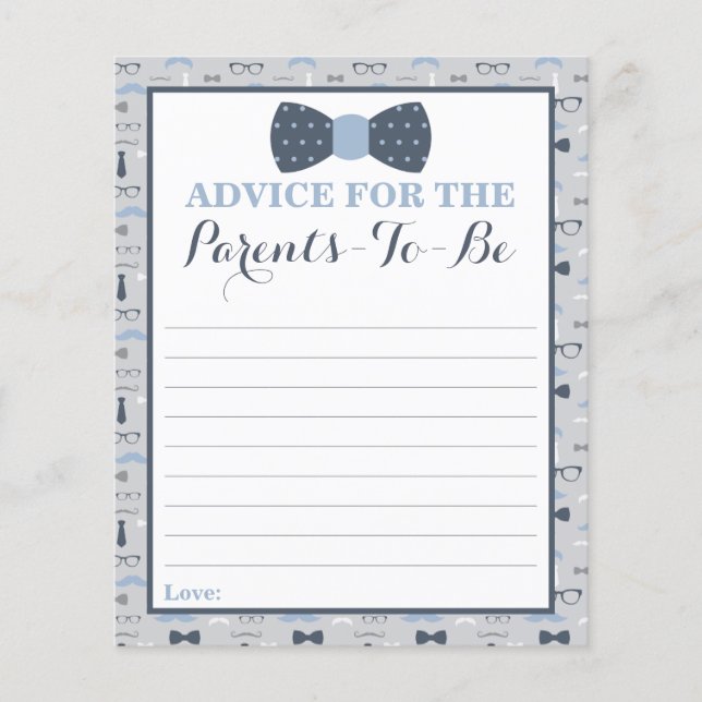 Ratschläge und Wünsche Karte, Kleiner Mann (Vorderseite)