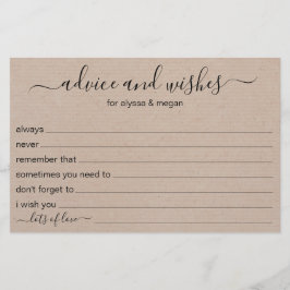 Ratschläge und Wünsche Rustikale LGBTQ Hochzeit