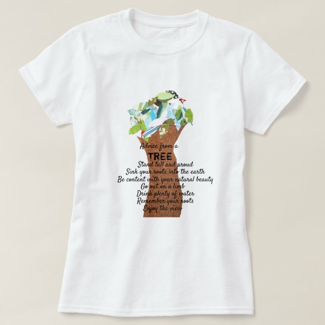 Ratschläge von einem Baum T-Shirt (Design vorne)
